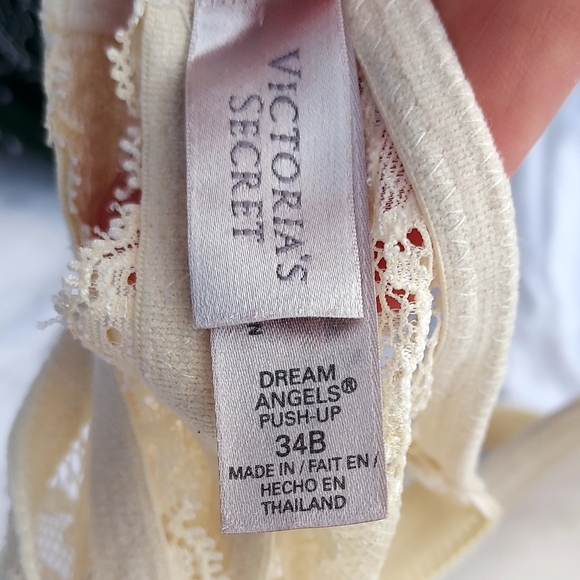 Victoria's Secret Dream Angel's Women's Cream Floral Push-up Bra - Picture 7 of 7